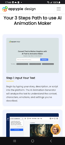 AI Animation Generator from text free app download  1.01 screenshot 2