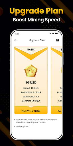 BTC Mining Crypto Cloud Miner app download latest version  4.0 screenshot 4