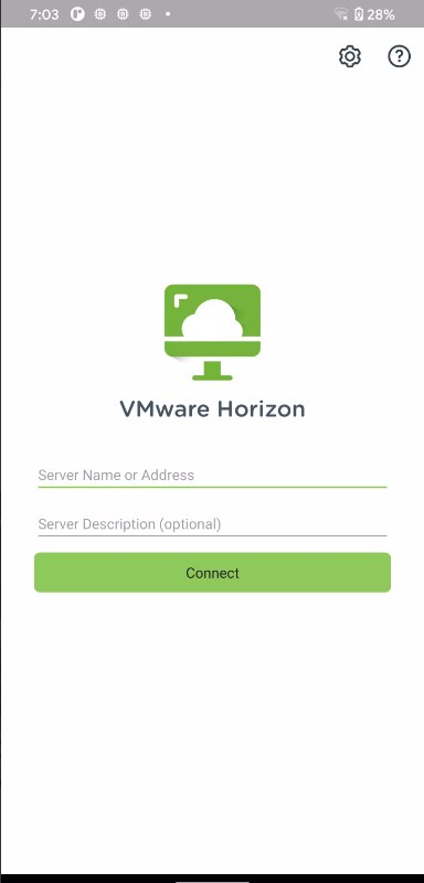 VMware Horizon Client app for android download  8.12.0 screenshot 2