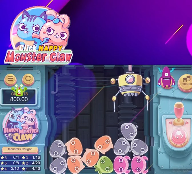 Happy Monster Claw Casino Slot Game  v1.0 screenshot 2