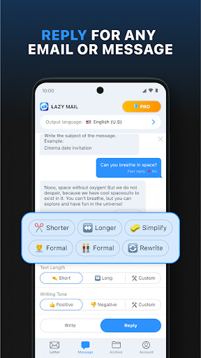 Lazy Mail AI Email Assistant App Free Download Latest Version  1.0.3 screenshot 2