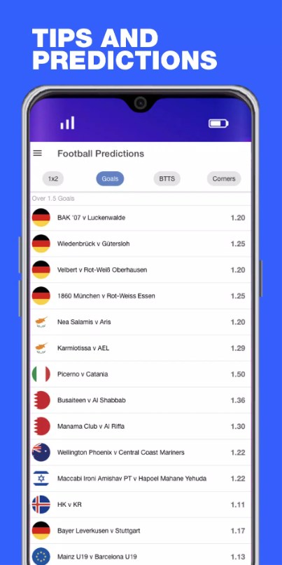 Afriscores Soccer Predictions apk latest version  9.8 screenshot 1