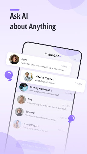 Instant AI Virtual Friend app download for android  1.0.2 screenshot 3