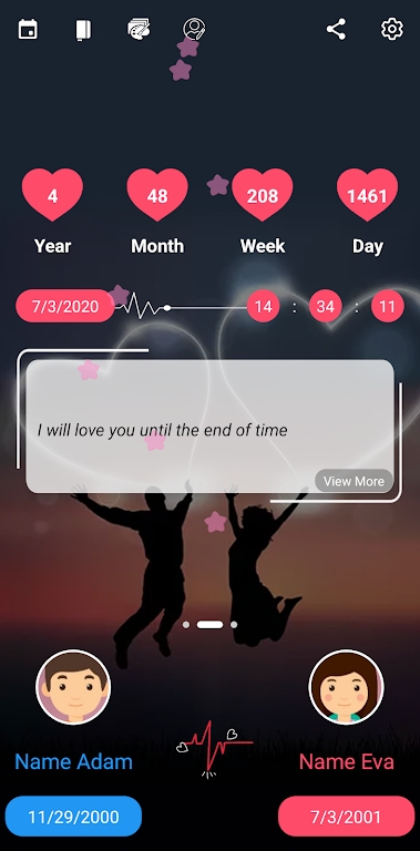 Love Counter Been Love Memory app download for android  1.0.1 screenshot 2