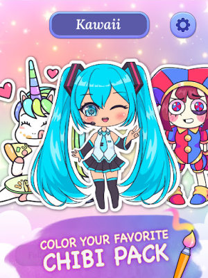 Chibi Doll Coloring Games apk download latest versionͼƬ1