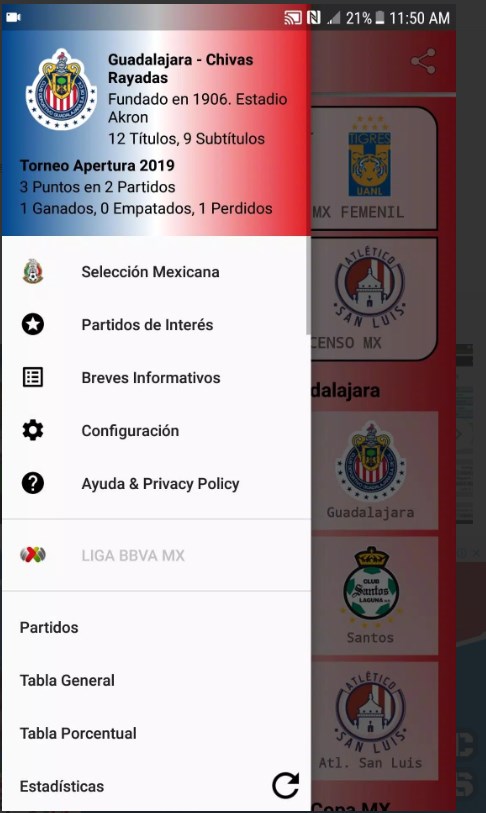 SoccerLair Mexican Leagues app for android download  8.1.9 screenshot 2