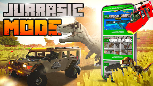 Dinosaurs Mod for Minecraft PE 1.21 apk latest version  1.2.5 screenshot 4