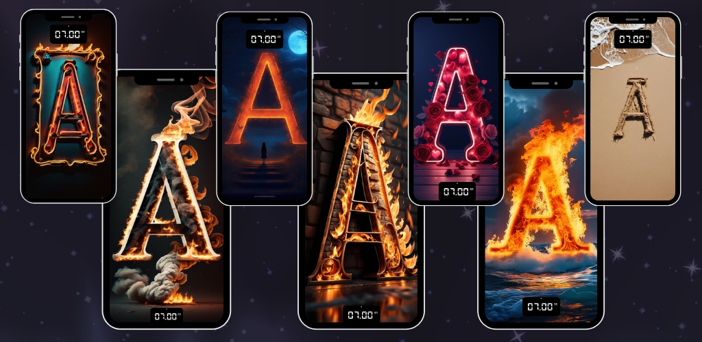 Letter A wallpapers app download for android  2.0 screenshot 2