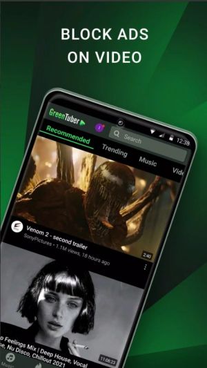 GreenTuber block ads on videos Apk Latest VersionͼƬ1
