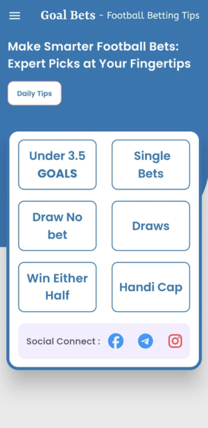 GoalBet Football Betting Tip App Download for AndroidͼƬ1