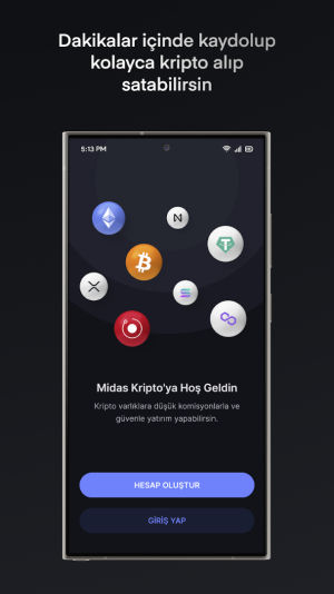 Midas Kripto Bitcoin Al Sat App Download for AndroidͼƬ1