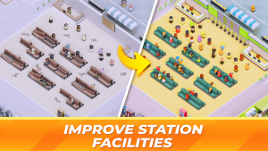 Idle Bus Station mod apk unlimited everything no adsͼƬ1