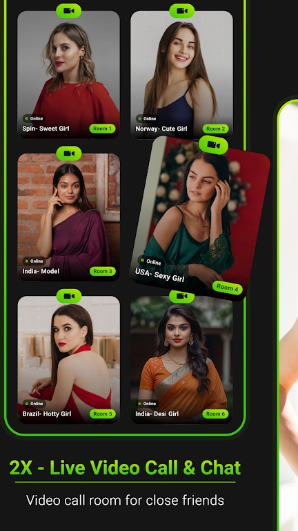 2X Live Video Call & Chat app download for android  1.0 screenshot 1