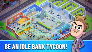 Idle Bank Tycoon mod apk 1.37.0 (unlimited money and gems)ͼƬ1