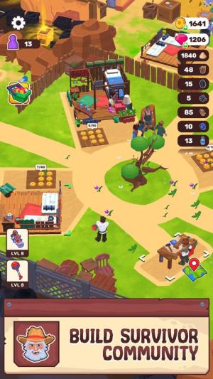 Wasteland Life Survival Idle Mod Apk 1.4.3 Unlimited MoneyͼƬ1