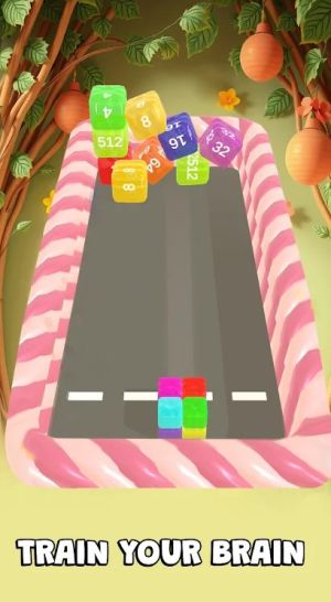 Jelly Chain 2048 Cube Merge Apk Download for AndroidͼƬ1