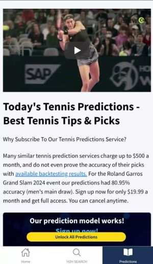 Tennis H2H Predictions Apk Latest VersionͼƬ1