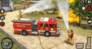 Fire Truck Rescue Sim Games 3d mod apk latest versionͼƬ1