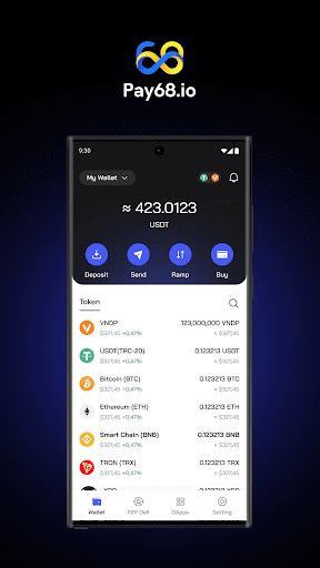 Pay68 wallet app download latest version  1.0.1 screenshot 4