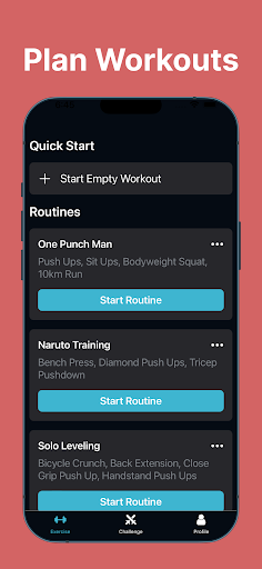 PRLeveling Anime Gym Tracker App Download for AndroidͼƬ1